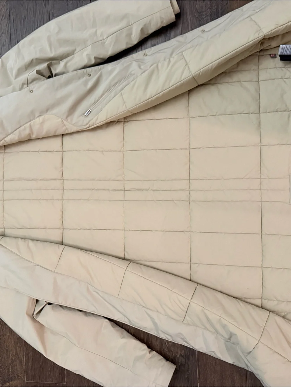 lululemon athletica Cream Lightweight Long Trench Coat